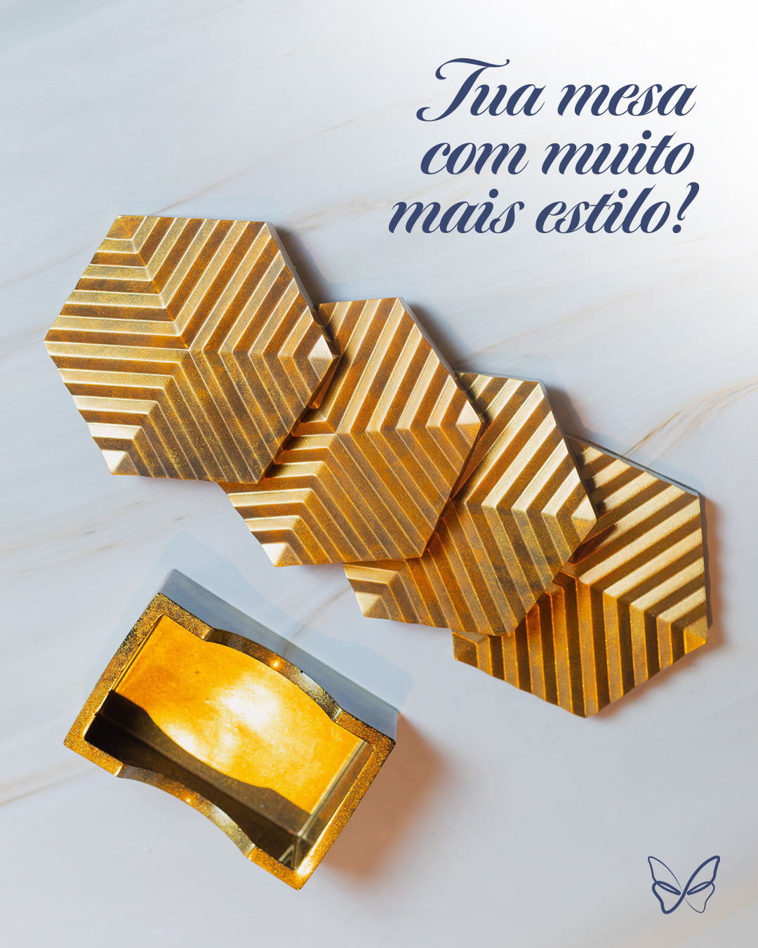 Base de Copos Facetada