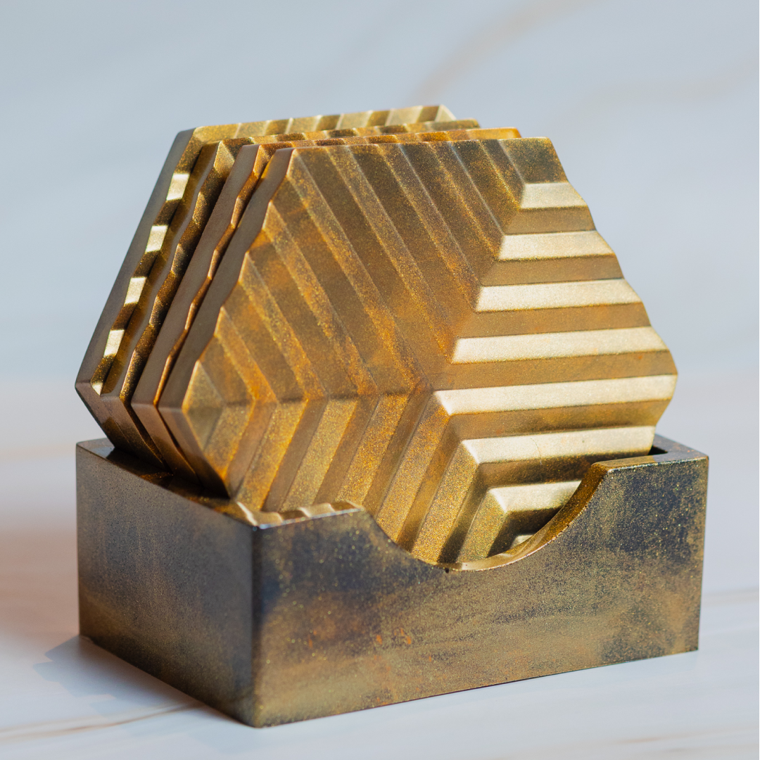 Base de Copos com suporte (4 unidades)