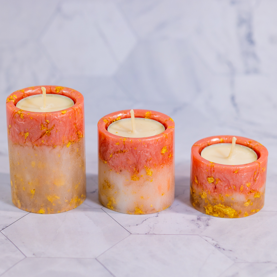 Conjunto Suporte Velas (3 unidades)