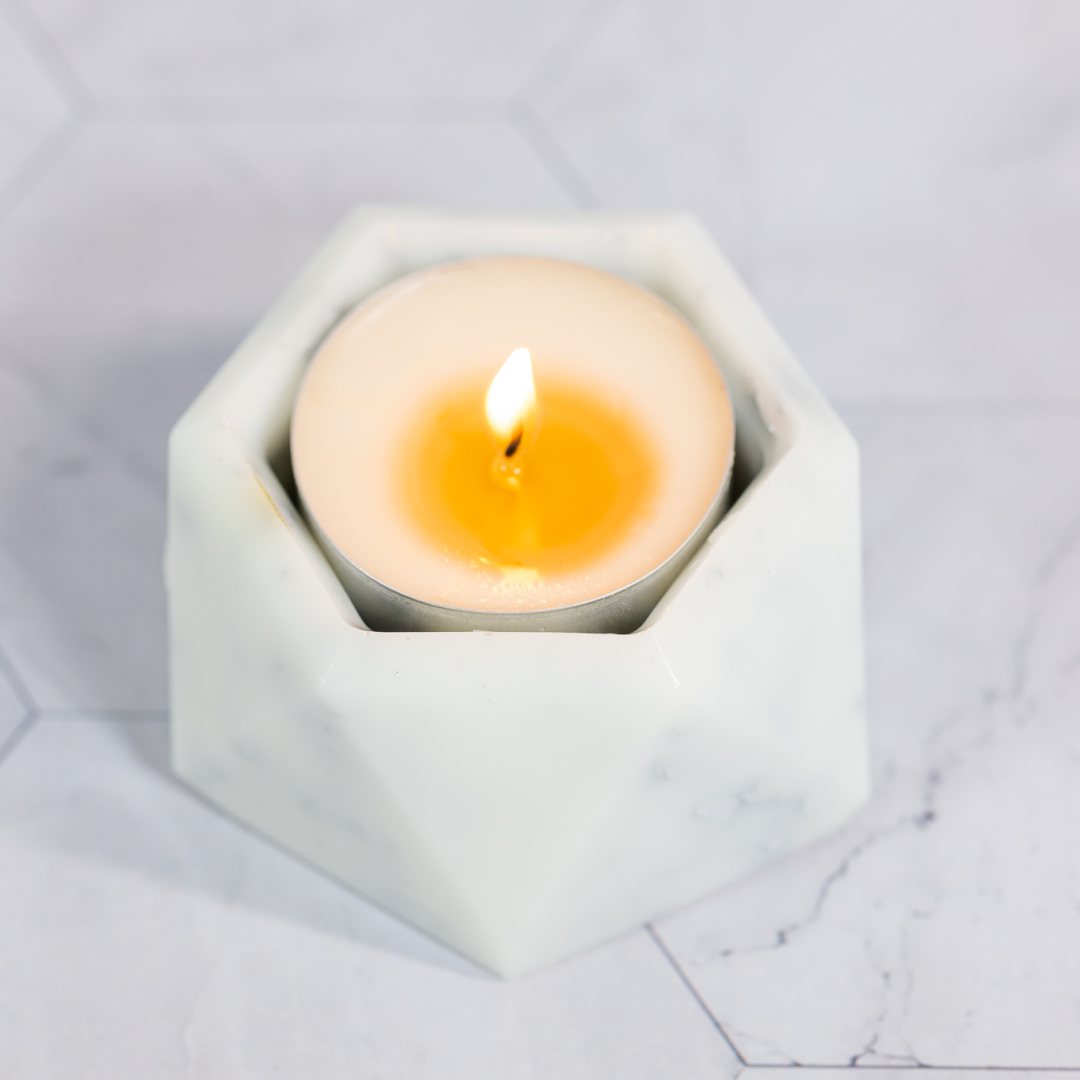 Suporte de Velas Facetado