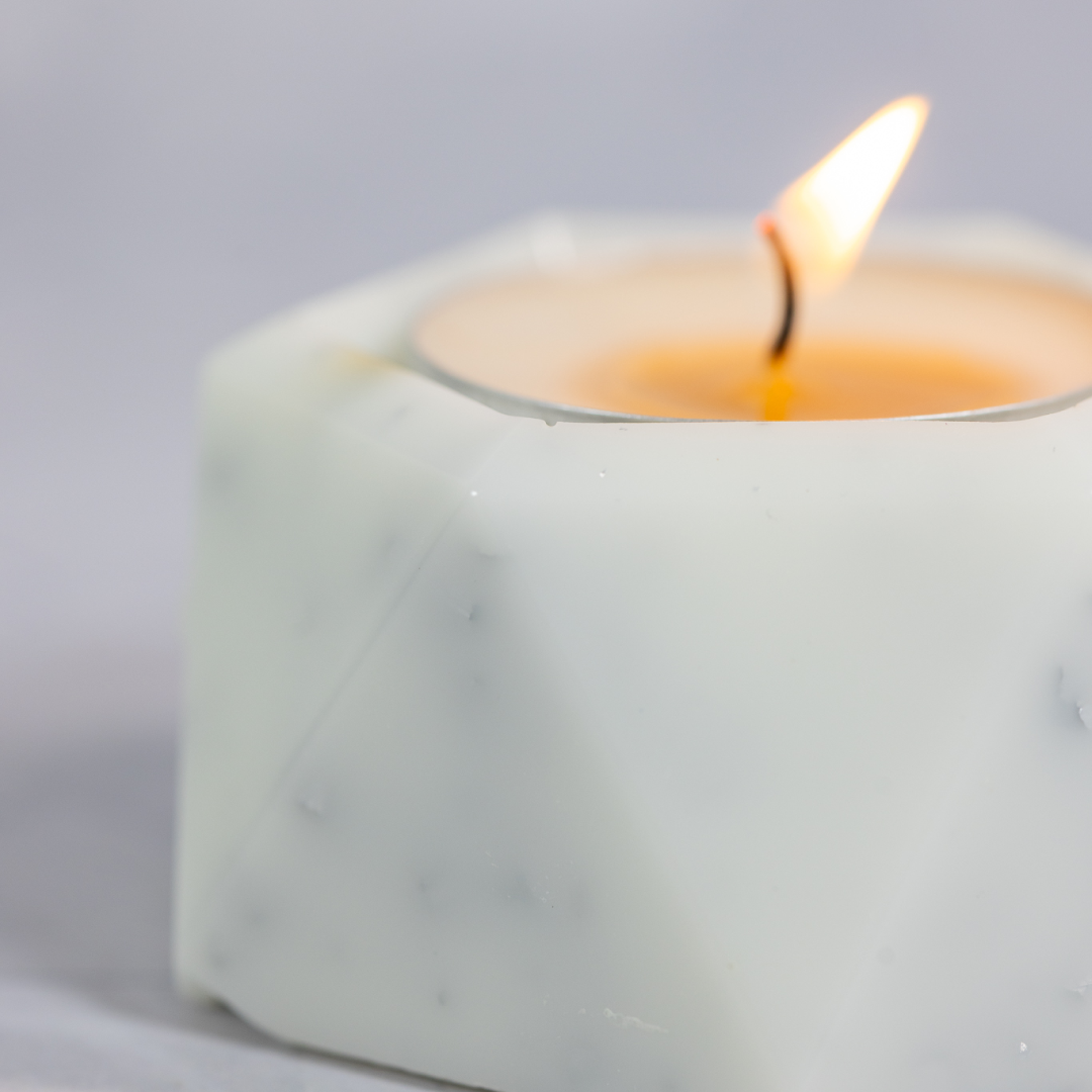 Suporte de Velas Facetado