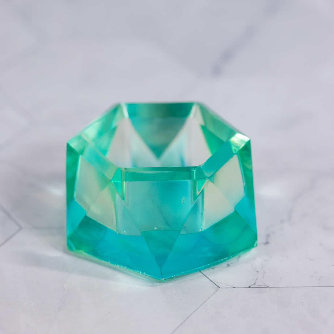 Suporte de Velas Facetado