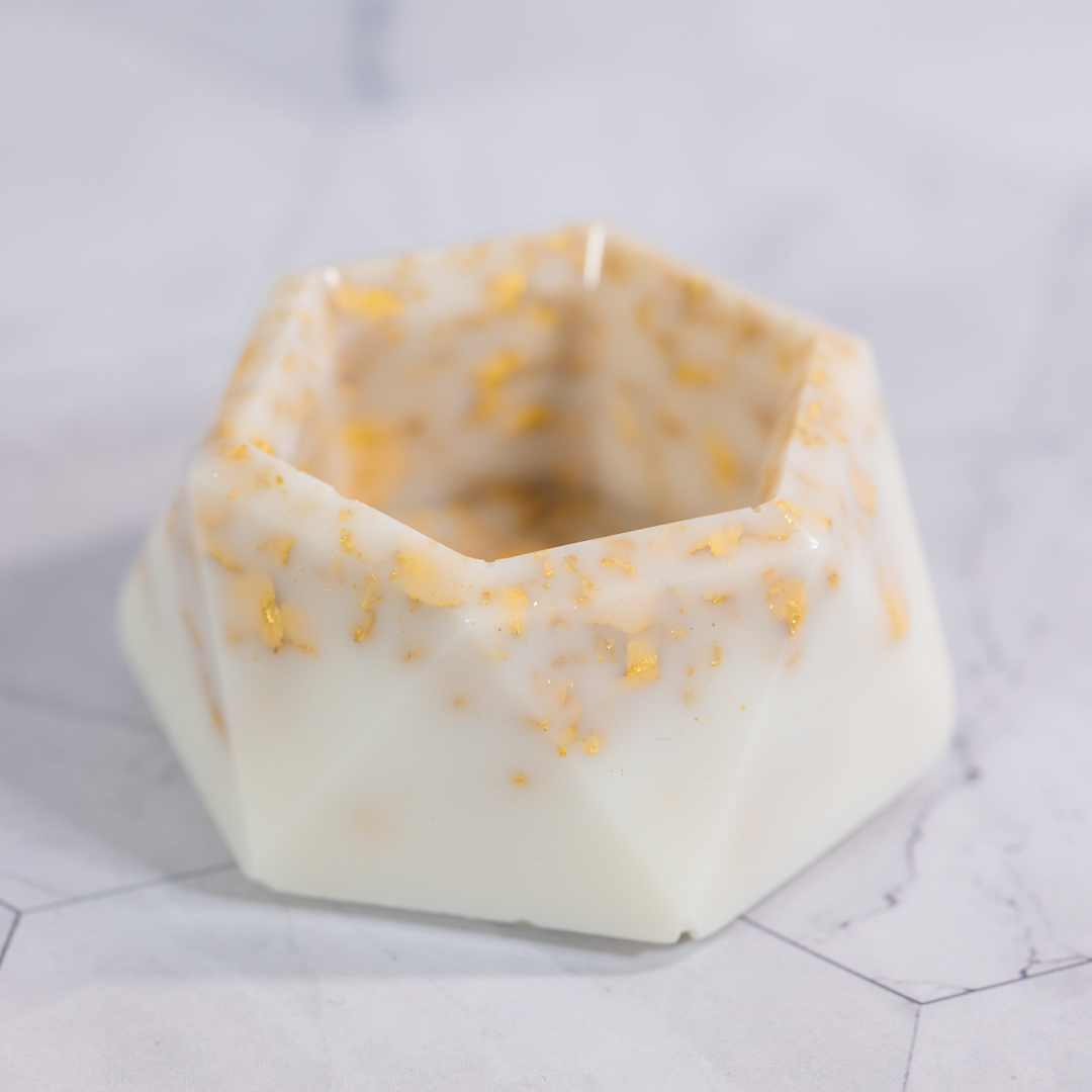 Suporte de Velas Facetado